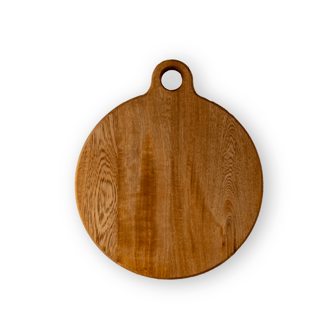 Tabla de madera circular