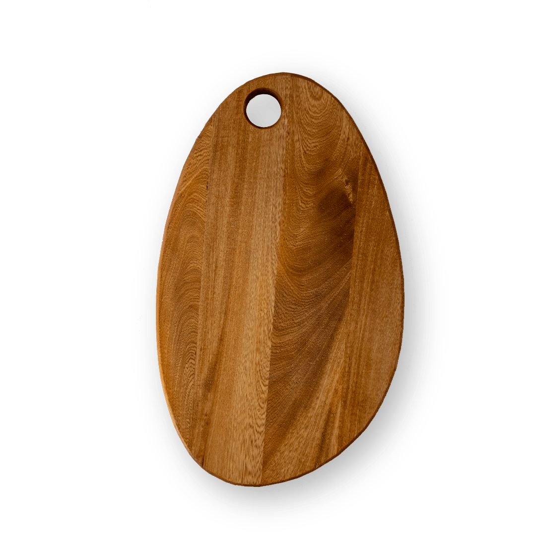Tabla de madera asimétrica