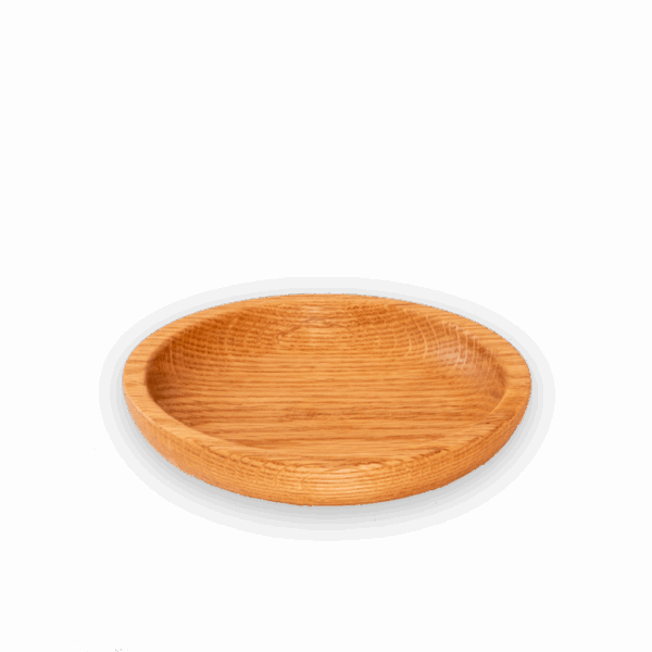 Set de platos de madera curvos